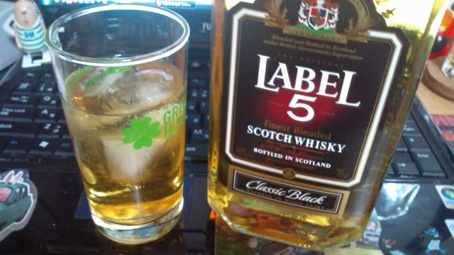 スコッチウイスキー LABEL 5